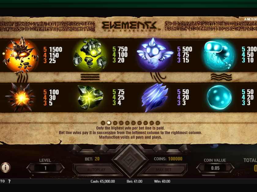 Играть в Элементы